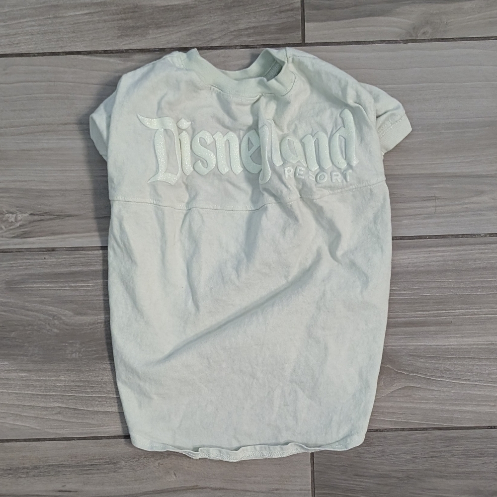 Disneyland Mint Green Glittery Dog Jersey